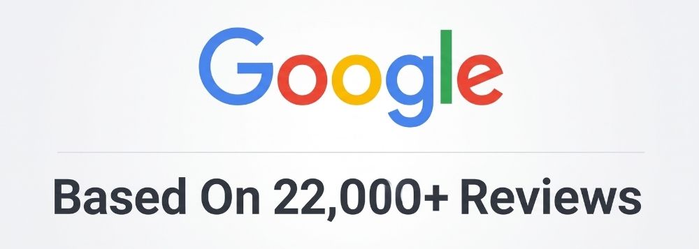 Google — Based on 22,000+ reviews